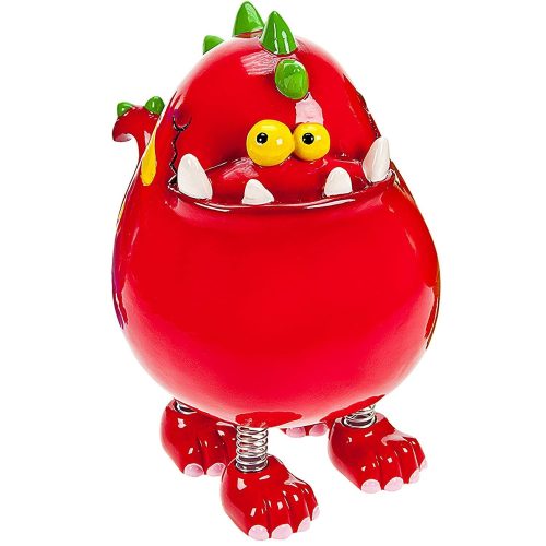 tirelire monstre rouge