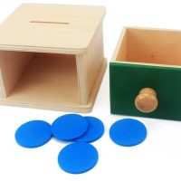 tirelire éducative en bois