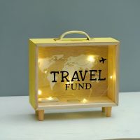 Design élégant tirelire voyage