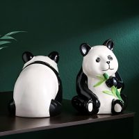 panda en céramique élégant