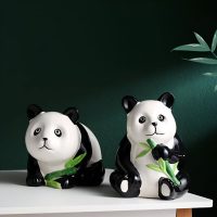 tirelire panda céramique