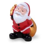 Tirelire Père Noël festive