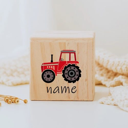 tirelire en bois pour enfant