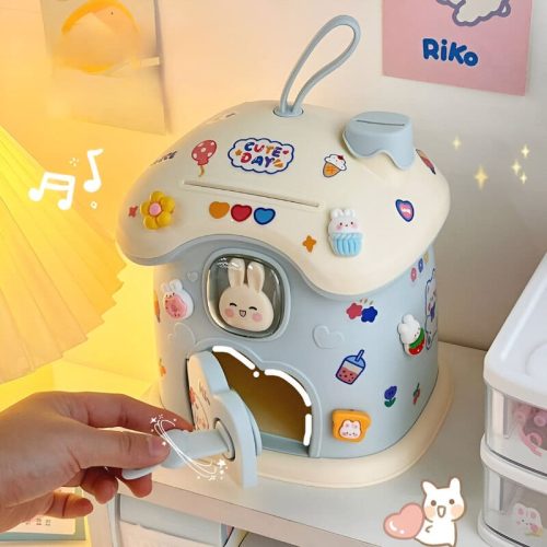 tirelire enfant maison lapin