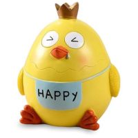 tirelire en forme d'œuf avec poussin