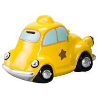 Tirelire taxi jaune
