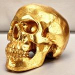 Tirelire Tête de Mort en décoration