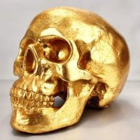 Tirelire Tête de Mort gothique