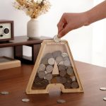 Tirelire Lettre en Bois