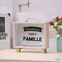 tirelire famille vacances bois