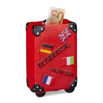 tirelire valise voyageur
