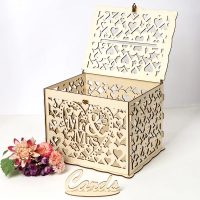 Urne pour mariage en bois